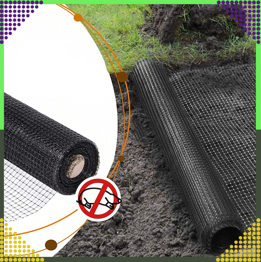 sieťka proti krtkom 2x10m